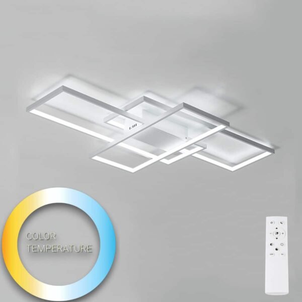 QUATTRO LED Φωτιστικό Κρεμαστό οροφής W Lm CCT Dimmable με χειριστήριο