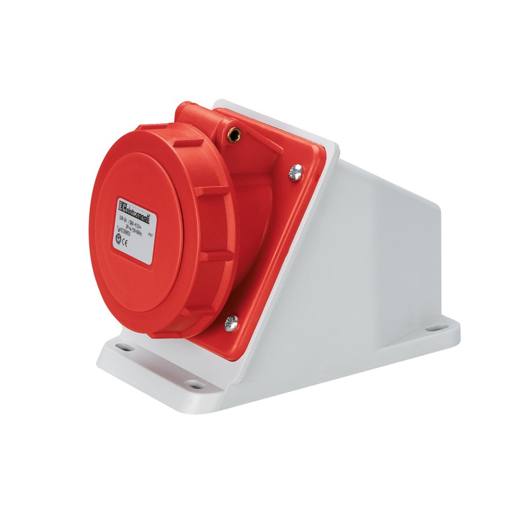 EC690 FIXED SOCKET 63A IP67 3P+E 380-415V EC690 FIXED SOCKET 63A IP67 3P+E 380-415V