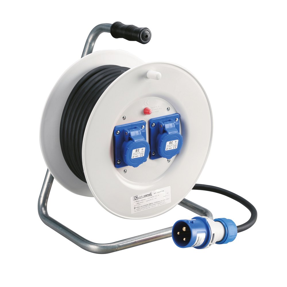 EC699 CABLE REEL 2Х1P+N+E H05VV-F 3x1.5mm 30M IP44 EC699 CABLE REEL 2Х1P+N+E H05VV-F 3x1.5mm 30M IP44