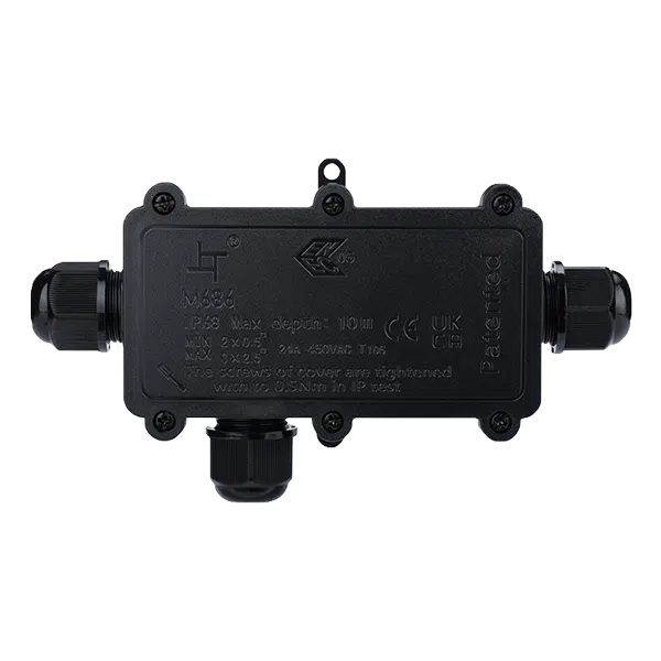 ELMARK JUNCTION BOX 3 ENTRY 450VAC 24A