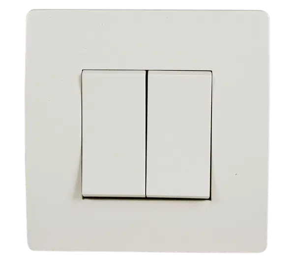 EL BASIC TG103 2 BUTTONS 1 WAY SWITCH CREAM-OLD
