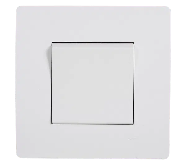 EL BASIC TG115 1 BUTTON CROSS WAY SWITCH WHITE-OLD