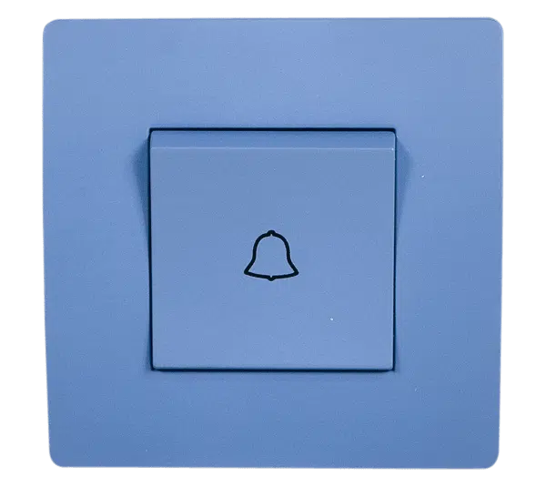 EL BASIC TG112 DOORBELL SWITCH BLUE-OLD