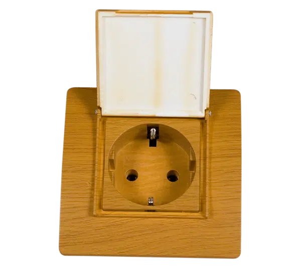 EL BASIC TZ107C GERMAN STANDARD SOCKET WITH COVER