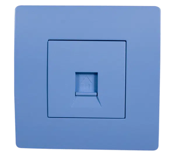 EL BASIC TZ112 COMPUTER LINE SOCKET BLUE-OLD