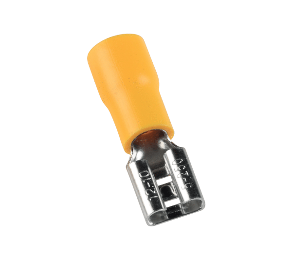 ΑΚΡΟΔΕΚΤΕΣ ΚΑΛΩΔΙΩΝ ΘΗΛΥΚΟΙ FDD 5.5-250/ΚΙΤΡΙΝΟ (ΣΥΣΚΕΥΑΣΙΑ 100 ΤΜΧ)