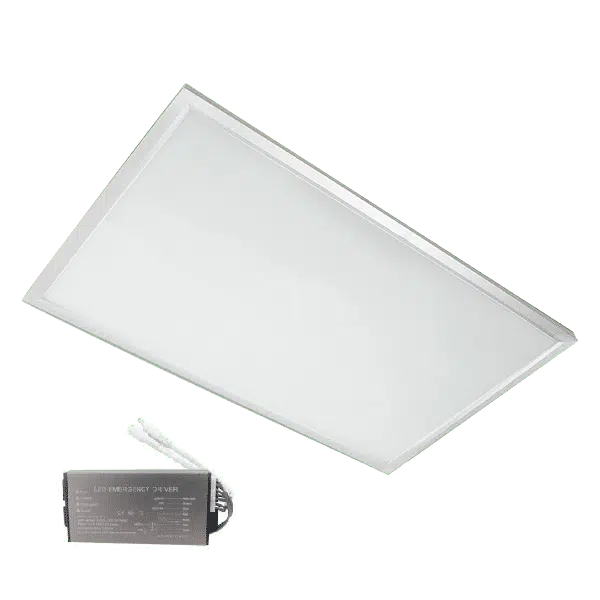 LED ΠΑΝΕΛ 36W 4000-4300K 595X295mm ΜΕ ΛΕΥΚΟ ΠΛΑΙΣΙΟ ΚΑΙ ΚΙΤ ΑΣΦΑΛΕΙΑΣ