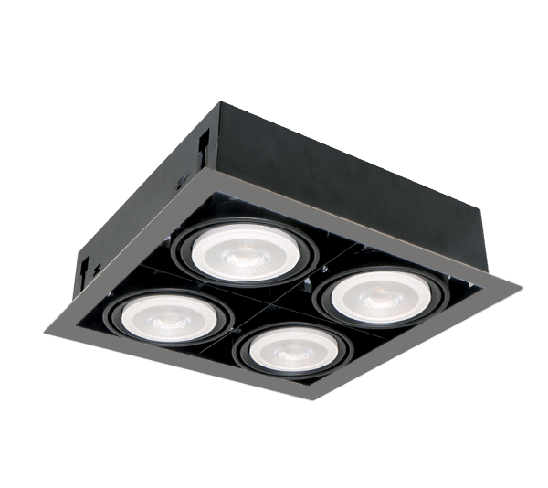 QUAD4 PAR30 4ХE27 DARK GREY