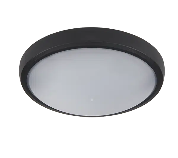 LED ΠΛΑΦΟΝΙΕΡΑ BRLED 12W ΜΑΥΡΗ IP54