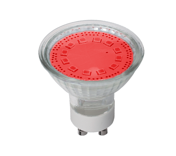 LED ΛΑΜΠΤΗΡΑΣ SMD2835 3W GU10 230V 3000K ΚΟΚΚΙΝΟ