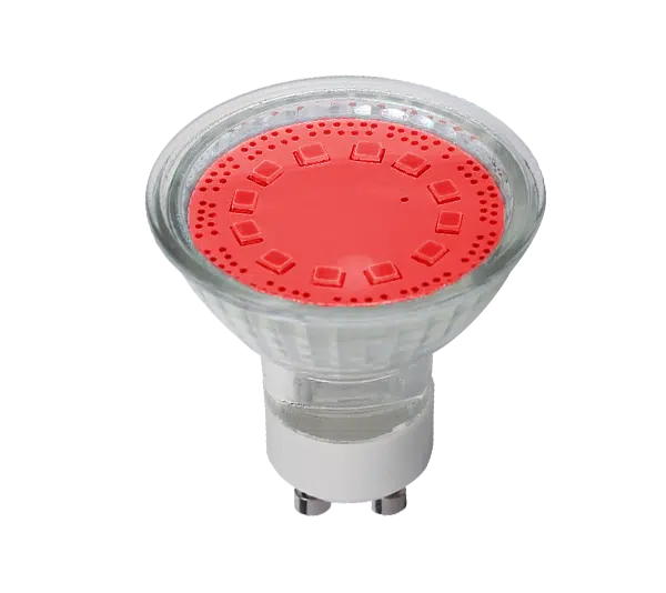 LED ΛΑΜΠΤΗΡΑΣ SMD2835 3W GU10 230V 3000K ΚΟΚΚΙΝΟ
