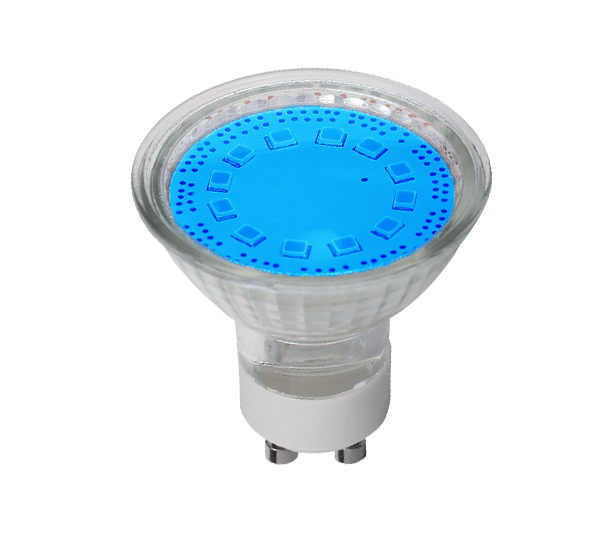 LED ΛΑΜΠΤΗΡΑΣ SMD2835 3W GU10 230V 3000K ΜΠΛΕ