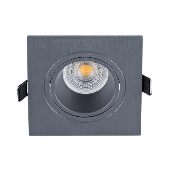 LED ΣΠΟΤ ΠΛΑΣΤΙΚΟ ΤΕΤΡΑΓΩΝΟ PAR 16 COB 7W 4000-4300K ΓΡΑΦΙΤΗΣ