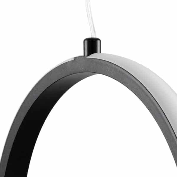 LG Κρεμαστό LED Φωτιστικό Οροφής Μαύρο W CCT με Εναλλαγή Φωτισμού μέσω Διακόπτη