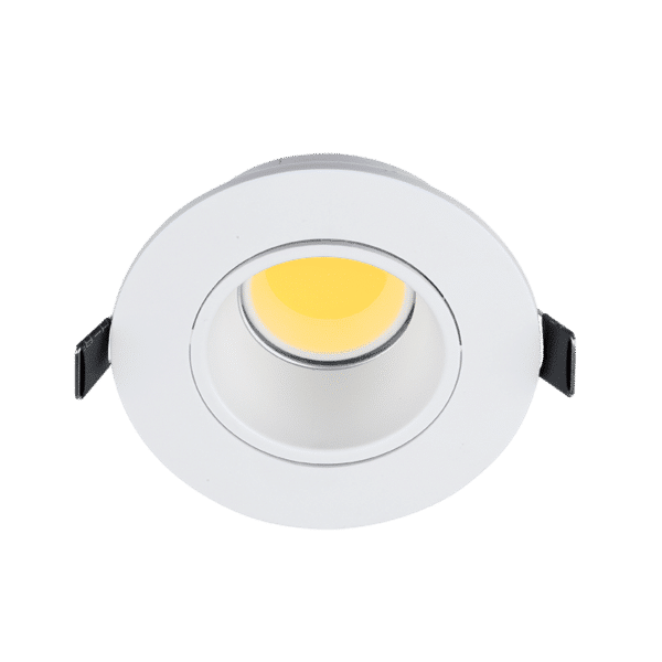 LED ΣΠΟΤ ΠΛΑΣΤΙΚΟ ΣΤΡΟΓΓΥΛΟ COB 7W 2700-3000K ΛΕΥΚΟ