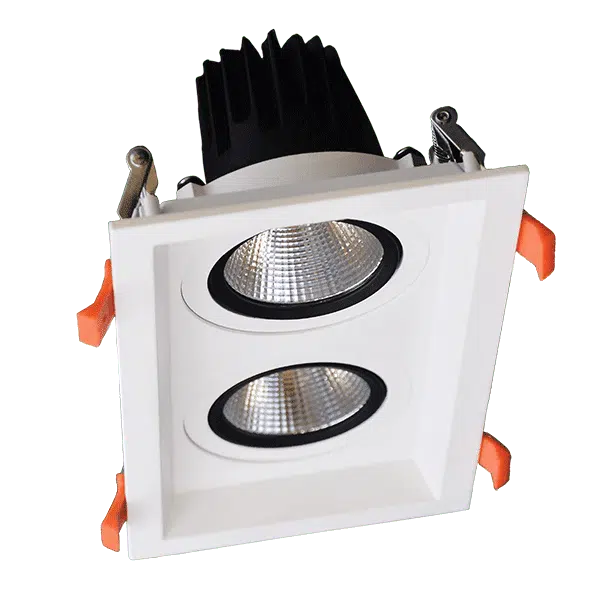ΔΙΠΛΟ ΚΙΝΟΥΜΕΝΟ LED ΣΠΟΤ 2X15W 230V 3000K ΛΕΥΚΟ