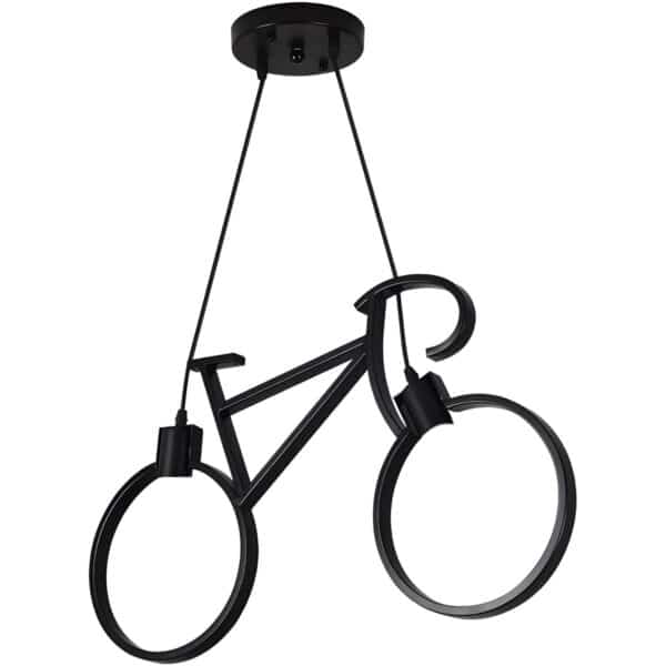 L Μεταλλικό Κρεμαστό Φωτιστικό Οροφής Ποδήλατο ΧΕ xcm