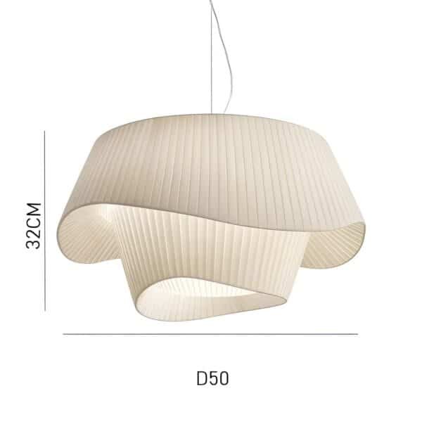 LG Retro Υφασμάτινο Κρεμαστό Φωτιστικό ()