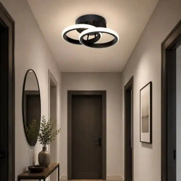 Lustre B Μεταλλικό Φωτιστικό Οροφής 24WATT CCT Μέσω Διακόπτη 2