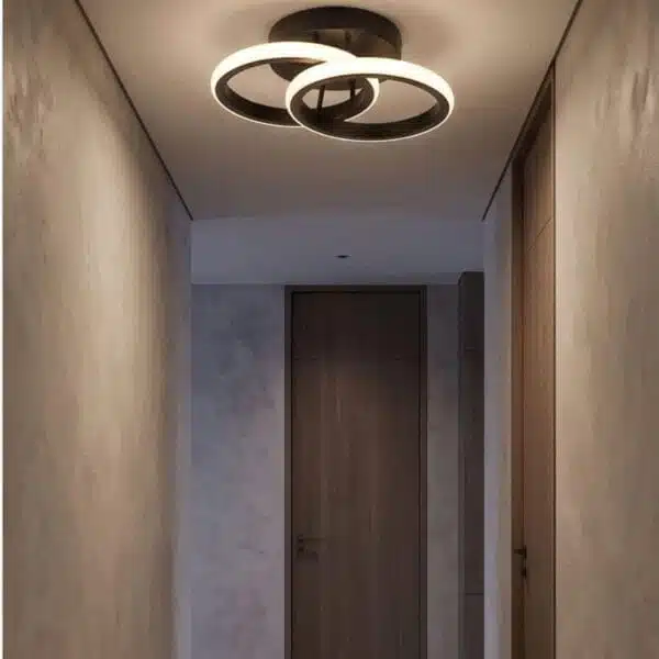 Lustre B Μεταλλικό Φωτιστικό Οροφής 24WATT CCT Μέσω Διακόπτη 3