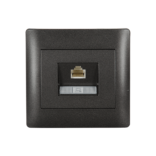 RHYME ΠΡΙΖΑ ΤΗΛΕΦΩΝΟΥ RJ45(CAT6E) ΓΡΑΦΙΤΗΣ ΜΕΤΑΛΛΙΖΕ