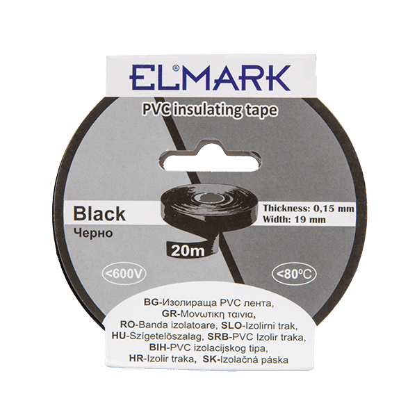 ΜΟΝΩΤΙΚΗ ΤΑΙΝΙΑ 20mx19mm ΜΑΥΡΟ