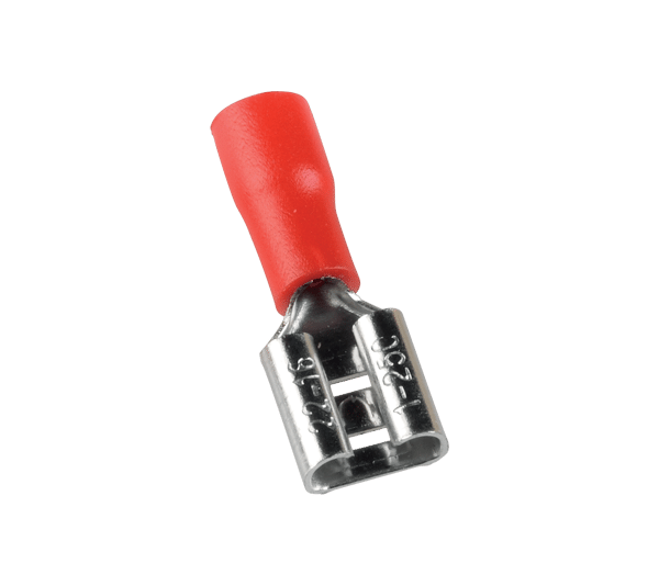 ΑΚΡΟΔΕΚΤΕΣ ΚΑΛΩΔΙΩΝ ΘΗΛΥΚΟΙ FDD 1.25-250/ΚΟΚΚΙΝΟ (ΣΥΣΚΕΥΑΣΙΑ 100 ΤΜΧ)