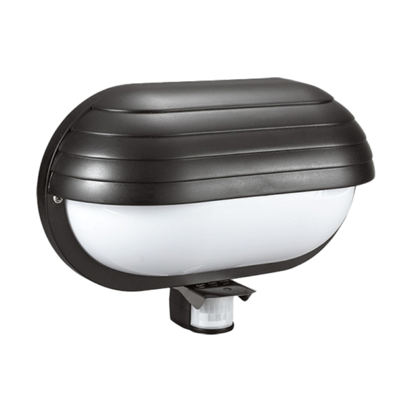 ST69 FACADE LAMP PIR SENSOR 180° 1XE27 BLACK