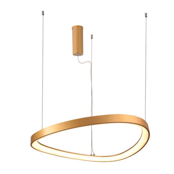 ΚΡΕΜΑΣΤΟ Φ/Σ LED 33W CCT 3000LM HARMONY ΧΡΥΣΟ ΑΛΟΥΜΙΝΙΟ IP20 D42XH120CM