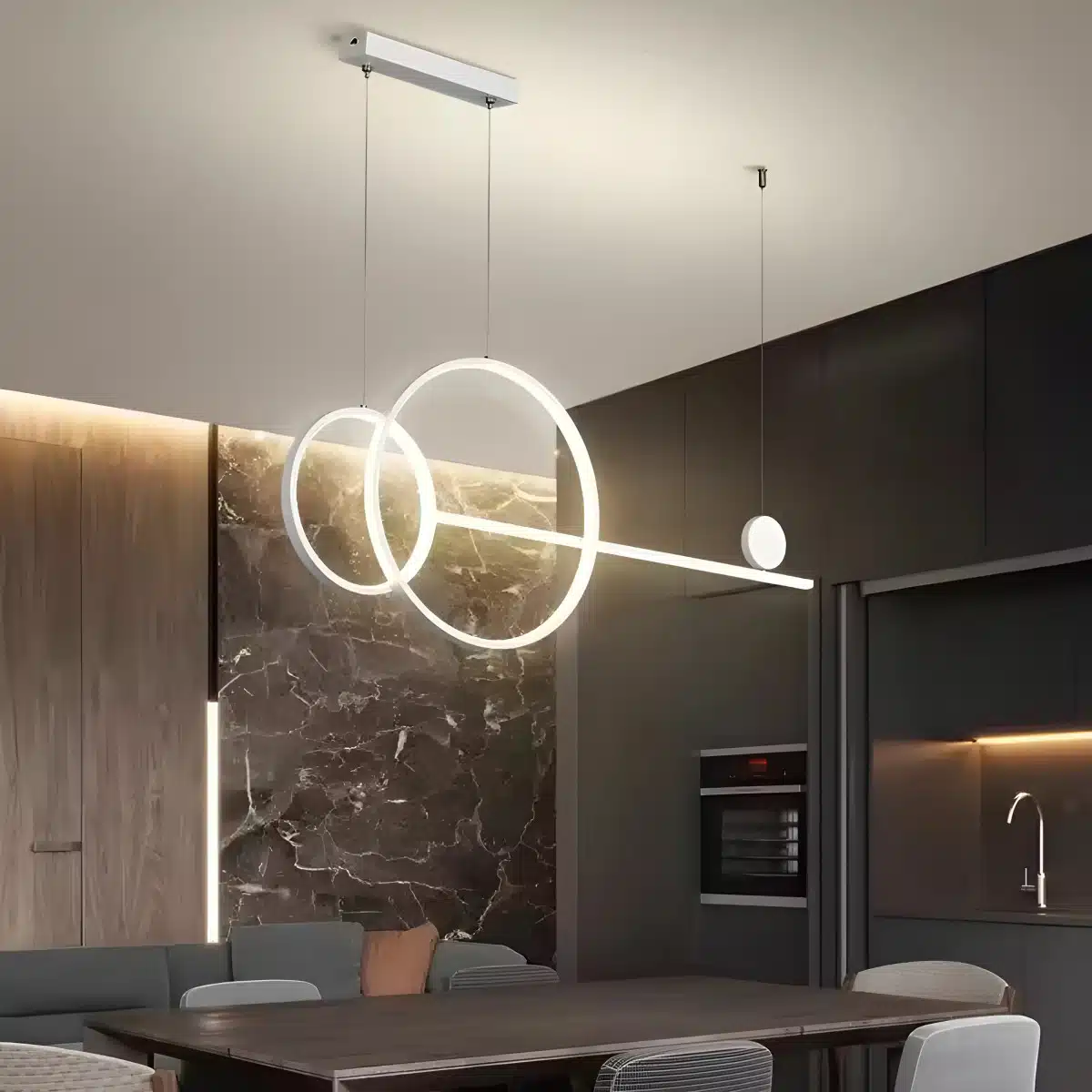 GB LED Minimal Κρεμαστό Φωτιστικό W Θερμό Λευκό