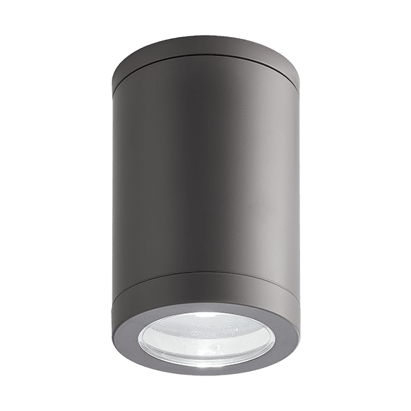 DL305 ΣΤΡΟΓΓΥΛΟ ΣΠΟΤ 1XE27 IP54 ΓΚΡΙ