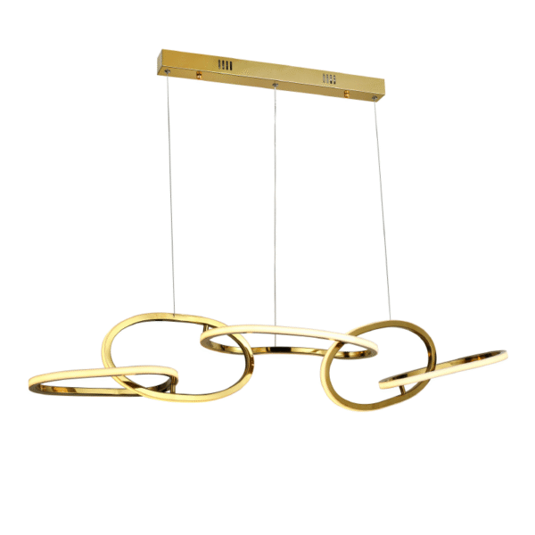 ΚΡΕΜΑΣΤΟ Φ/Σ LED 72W 5700LM CCT IP20 ΧΡΥΣΟ ΑΤΣΑΛΙ + ΑΚΡΥΛΙΚΟ