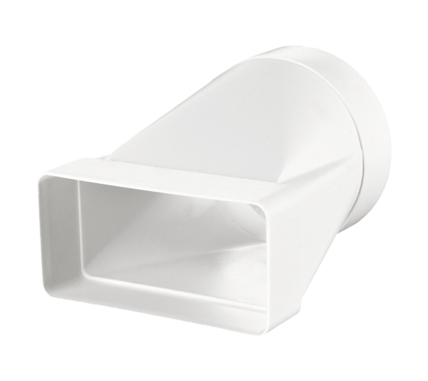 PVC ΑΝΤΑΠΤΟΡΑΣ ΑΠΟ ΠΛΑΚΕ ΣΕ ΣΤΡΟΓΓΥΛΟ ΑΕΡΑΓΩΓΟ Ф100/55Х110 /KSD