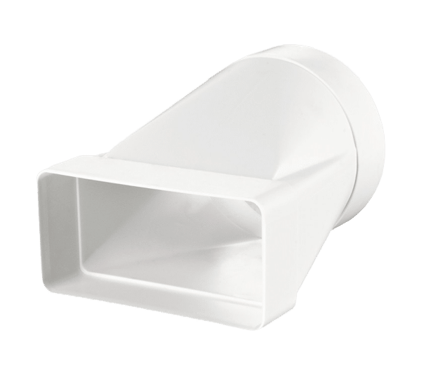 PVC ΑΝΤΑΠΤΟΡΑΣ ΑΠΟ ΠΛΑΚΕ ΣΕ ΣΤΡΟΓΓΥΛΟ ΑΕΡΑΓΩΓΟ Ф100/55Х110 /KSD