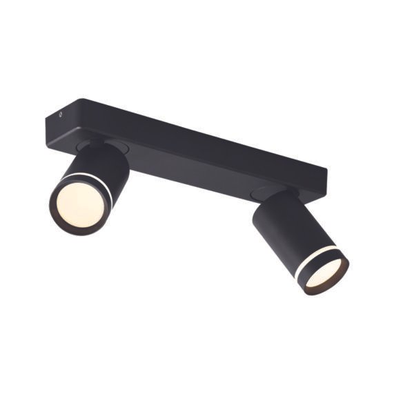 ^ΕΠΙΤΟΙΧΟ Φ/Σ 2XGU10 DIVINO ΜΑΥΡΟ ΑΛΟΥΜΙΝΙΟ IP20 32X7X13