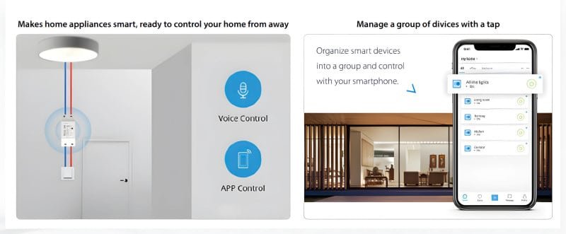 Elmark Smart WiFi Διακόπτης – 10A, 2200W, Λευκός (195001) | | led7.gr | 13.23&euro;