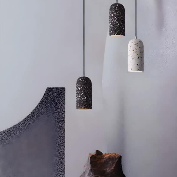 Niigata Κρεμαστό Φωτιστικό Μαύρο Μωσαϊκό – E x