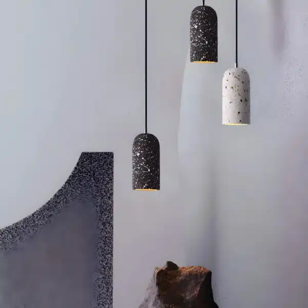 Niigata Κρεμαστό Φωτιστικό Μαύρο Μωσαϊκό – E x