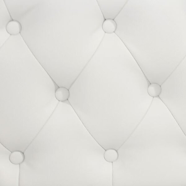 ΑΝΑΚΛΙΝΔΡΟ T.CHESTERFIELD NIOVI HM3008.02 PU ΛΕΥΚΟ-ΜΑΥΡΑ ΠΟΔΙΑ(ΔΕΞΙ)190x61x84Yεκ - Image 4