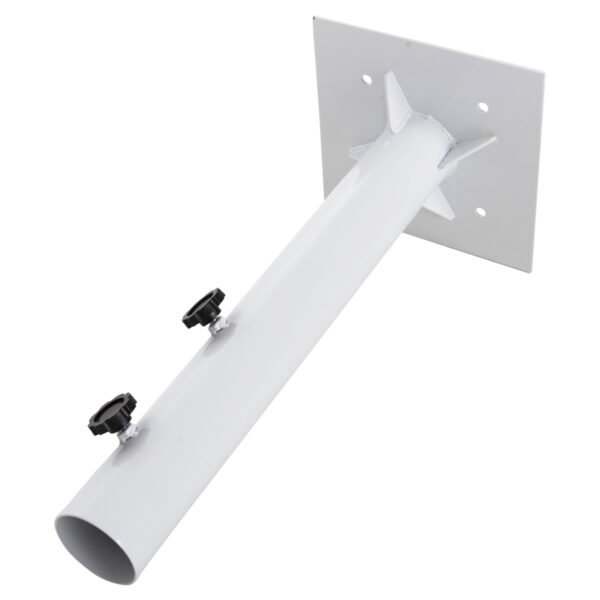 ΒΑΣΗ ΟΜΠΡΕΛΑΣ Φ60mm x 51Υεκ ΜΕΤΑΛΛΙΚΗ ΒΙΔΩΤΗ ΓΙΑ ΣΤΥΛΟ ΕΩΣ Φ60 HM6011 ΛΕΥΚΗ - Image 4