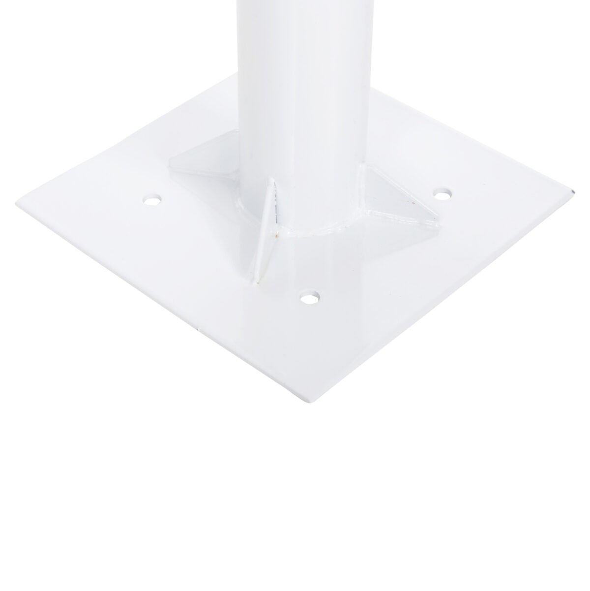 ΒΑΣΗ ΟΜΠΡΕΛΑΣ Φ60mm x 51Υεκ ΜΕΤΑΛΛΙΚΗ ΒΙΔΩΤΗ ΓΙΑ ΣΤΥΛΟ ΕΩΣ Φ60 HM6011 ΛΕΥΚΗ - Image 7