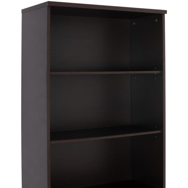 ΒΙΒΛΙΟΘΗΚΗ ΓΡΑΦΕΙΟΥ ΕΠΑΓΓΕΛΜΑΤΙΚΗ CAITLYN 80Χ40Χ180Υεκ.HM2014.02 WENGE ΜΕ 2 ΠΟΡΤΕΣ - Image 5