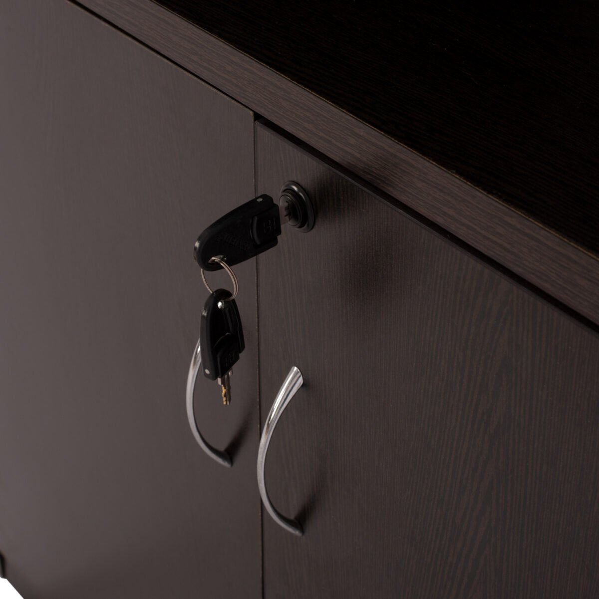 ΒΙΒΛΙΟΘΗΚΗ ΓΡΑΦΕΙΟΥ ΕΠΑΓΓΕΛΜΑΤΙΚΗ CAITLYN 80Χ40Χ180Υεκ.HM2014.02 WENGE ΜΕ 2 ΠΟΡΤΕΣ - Image 6