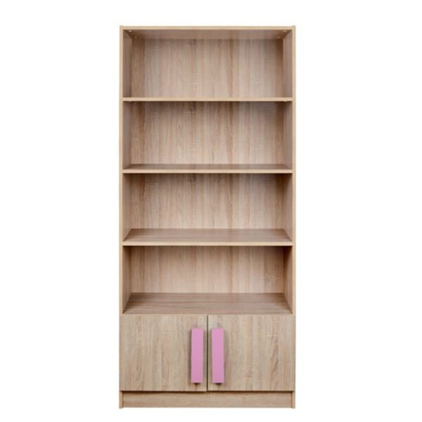 ΒΙΒΛΙΟΘΗΚΗ PLAYROOM SONAMA-ΡΟΖ HM10146.03 80X35X180εκ. - Image 2