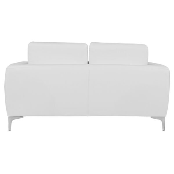 ΚΑΝΑΠΕΣ 2ΘΕΣΙΟΣ KΕΝΖΙΕ HM3121.22 ΜΕ ΛΕΥΚΟ PU 142x81x81 εκ. - Image 4