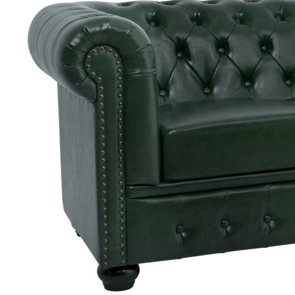 ΚΑΝΑΠΕΣ 3ΘΕΣΙΟΣ T.CHESTERFIELD HM3009.08 ΤΕΧΝΟΔΕΡΜΑ ΚΥΠΑΡΙΣΣΙ 208x90x73 εκ. - Image 7