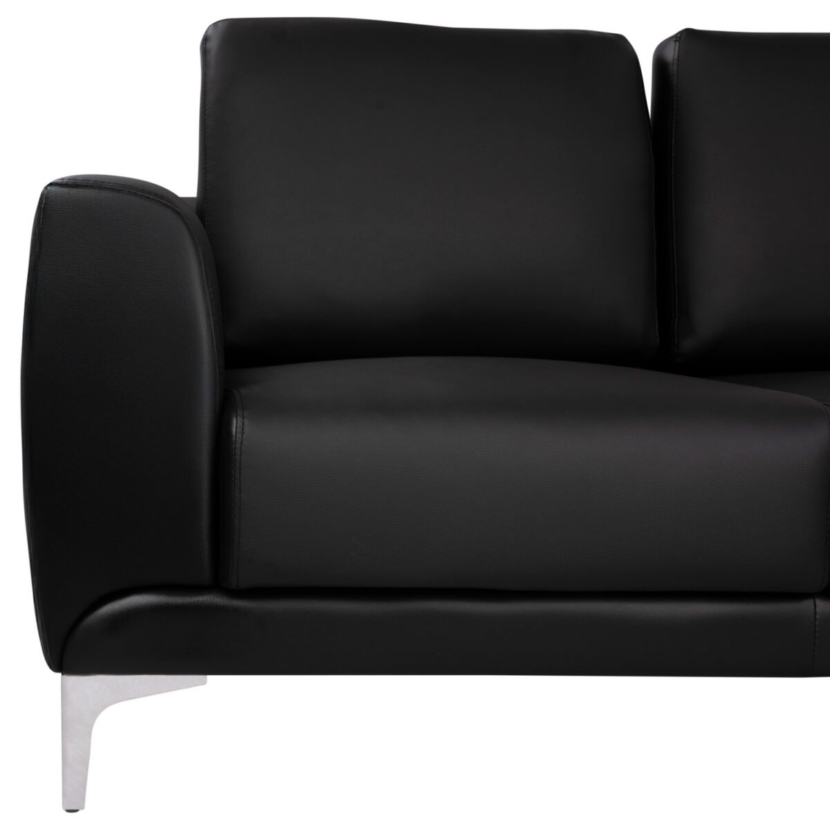 ΚΑΝΑΠΕΣ 3ΘΕΣΙΟΣ KENZIE HM3121.31 ΜΕ ΜΑΥΡΟ PU 190x81x81 εκ. - Image 5