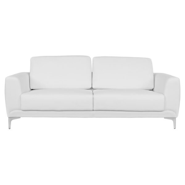 ΚΑΝΑΠΕΣ 3ΘΕΣΙΟΣ KENZIE HM3121.32 ΜΕ ΛΕΥΚΟ PU 190x81x81 εκ. - Image 3