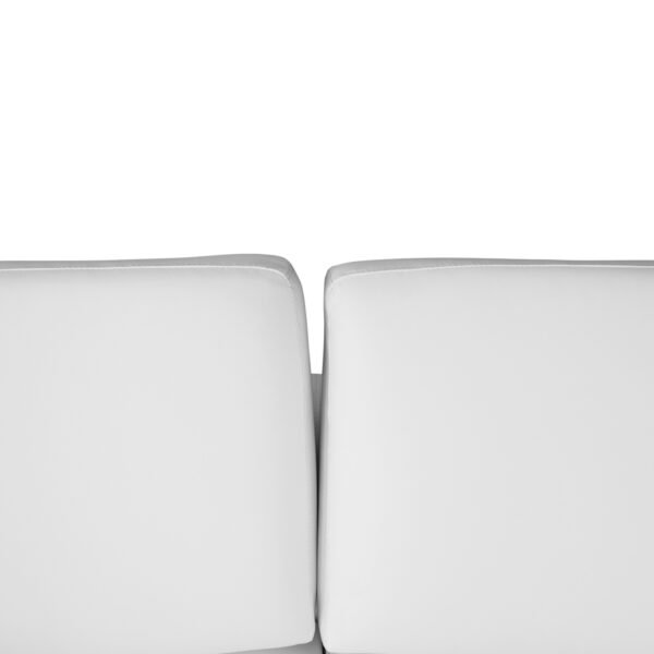 ΚΑΝΑΠΕΣ 3ΘΕΣΙΟΣ KENZIE HM3121.32 ΜΕ ΛΕΥΚΟ PU 190x81x81 εκ. - Image 6