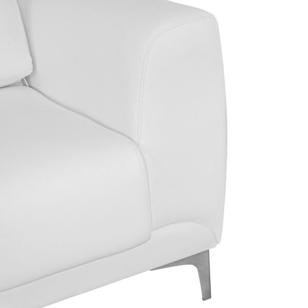 ΚΑΝΑΠΕΣ 3ΘΕΣΙΟΣ KENZIE HM3121.32 ΜΕ ΛΕΥΚΟ PU 190x81x81 εκ. - Image 7